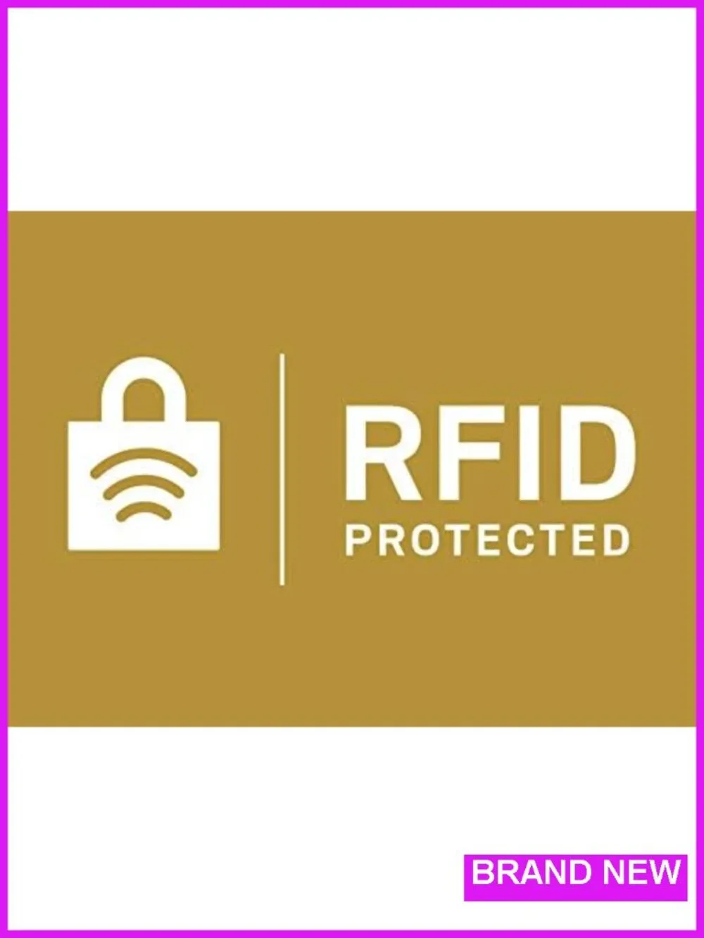 Men's Genuine Leather RFID-Blocking Bifold Wallet with Flip ID